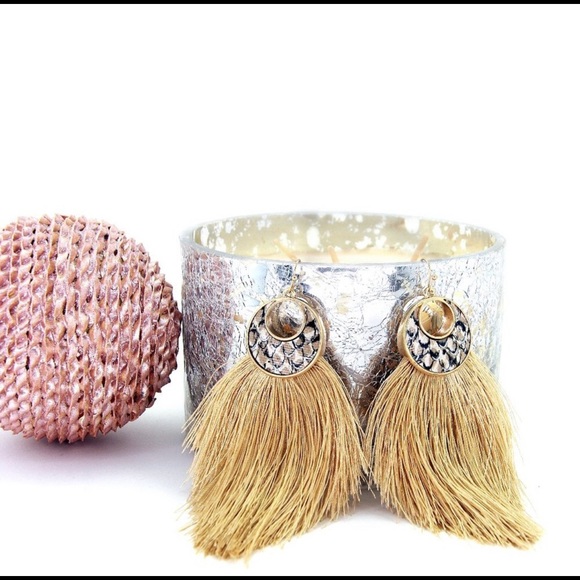 Snakeskin Tassel Earring-LAST PAIR ☝️ - Picture 4 of 6